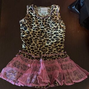Ooh! La, La! Couture Leopard Print Dress with Pink Accents